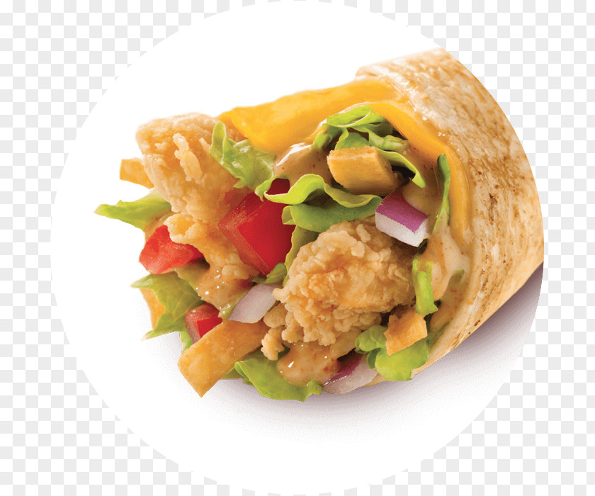 Fried Chicken Korean Taco Wrap Church's Fast Food PNG