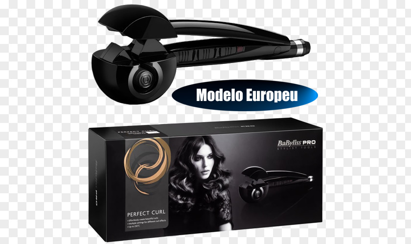 Hair Roller Iron Clipper BaByliss SARL BaBylissPRO Nano Titanium MiraCurl PNG