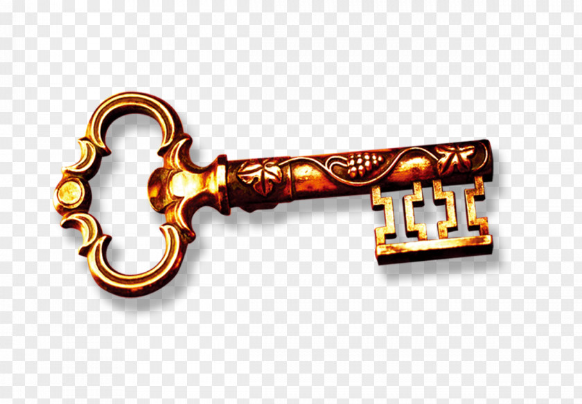 Vintage Brass Keys Key Door Nissan Icon PNG