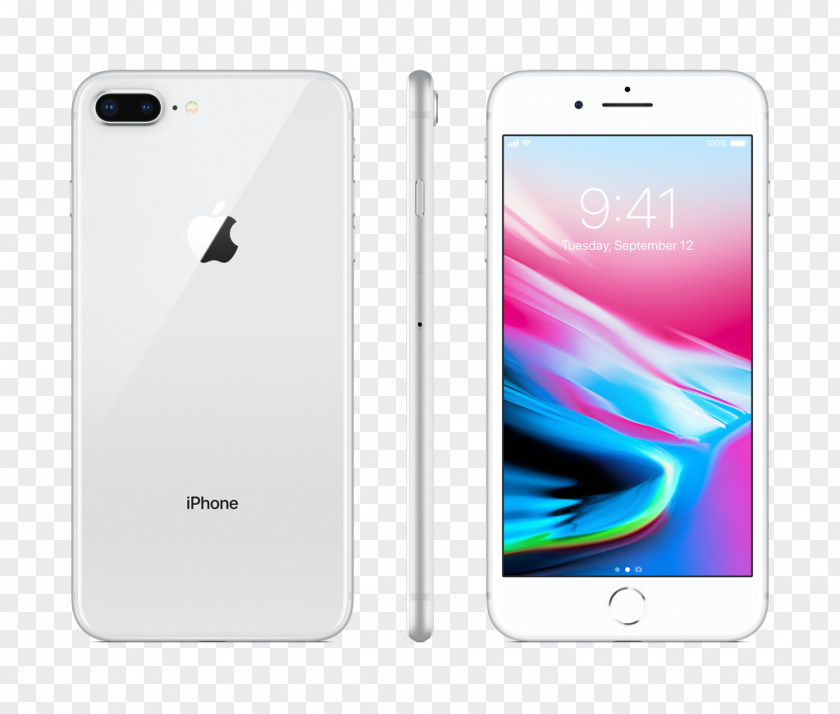 Apple IPhone 8 Plus Silver PNG
