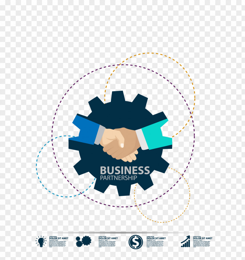 Business Handshake Map Vector Material Icon PNG
