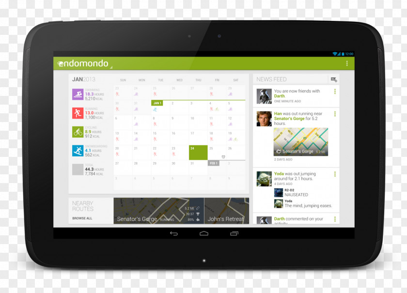 Responsive Ui Tablet Computers Android User Interface Design PNG