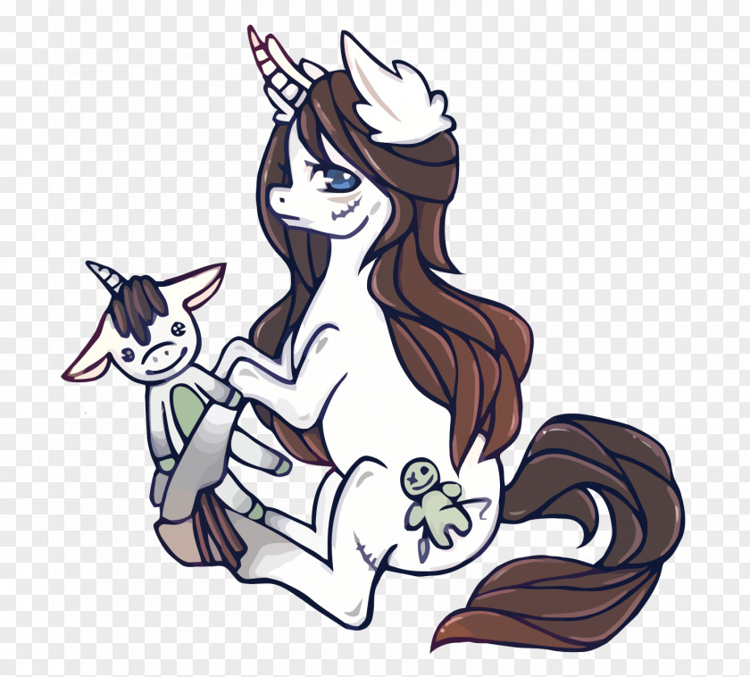 Vector Unicorn And Dolls Pony Horse Illustration PNG