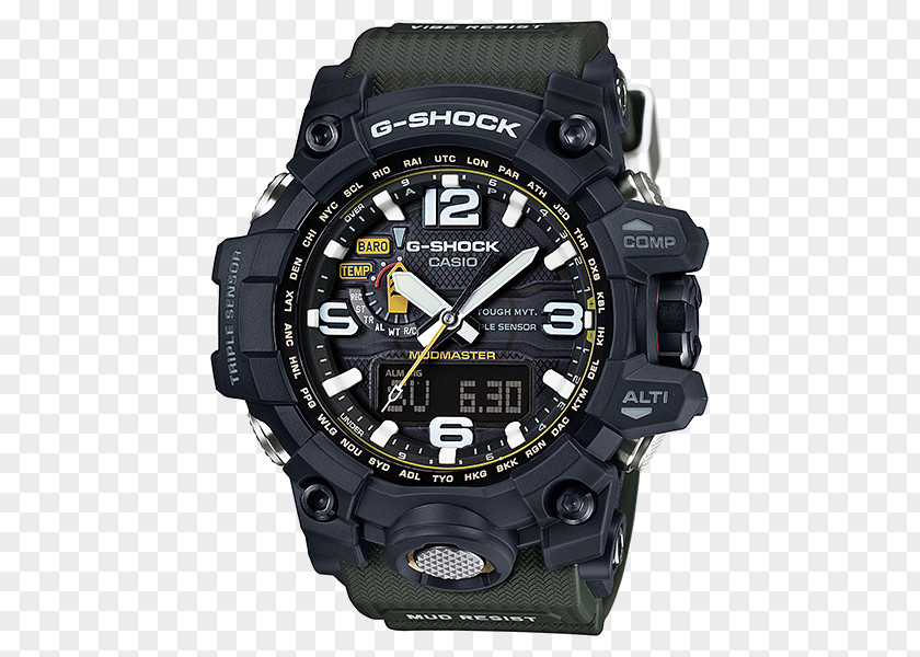Watch Master Of G G-Shock Shock-resistant Casio PNG