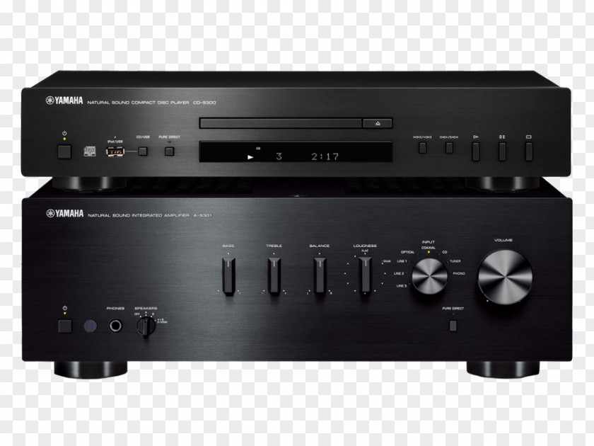 Audio Power Amplifier YAMAHA A-S301 Integrated Yamaha Corporation PNG