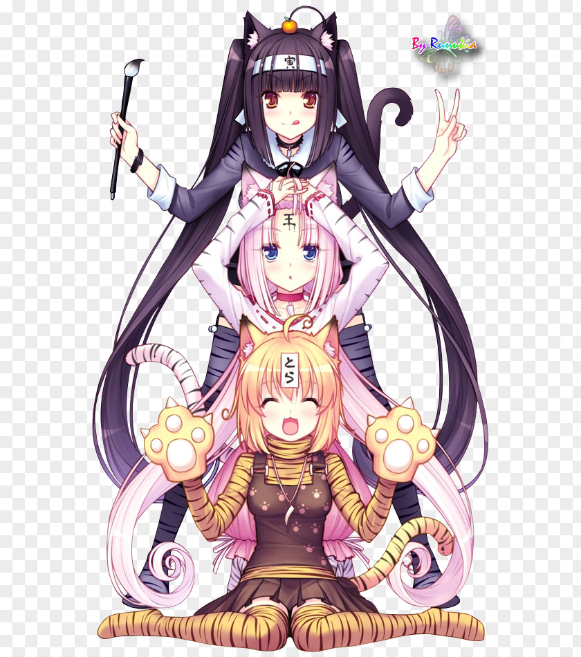 Cat Nekopara Catgirl Chocolate Comiket PNG