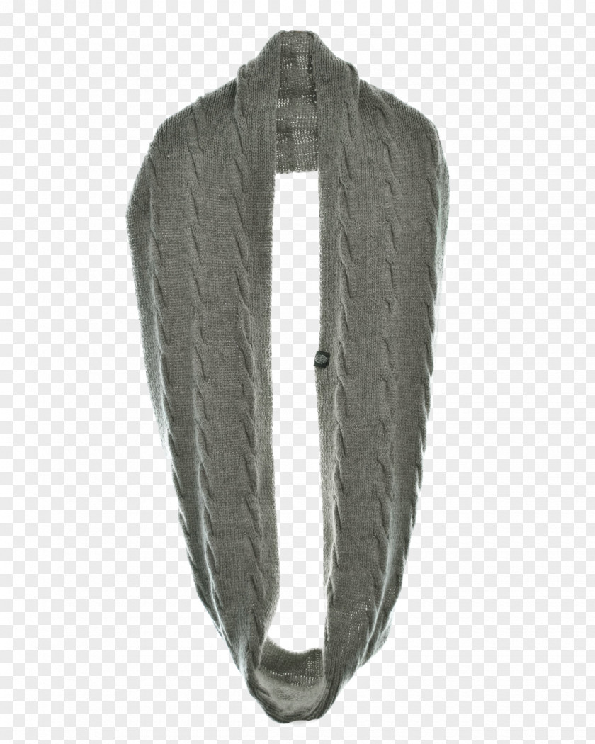 Ding Scarf Neck Wool Grey PNG