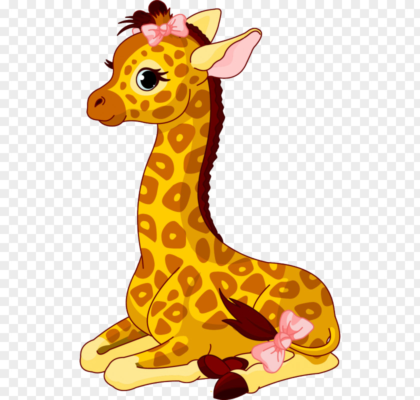 Giraffe Cartoon Clip Art PNG