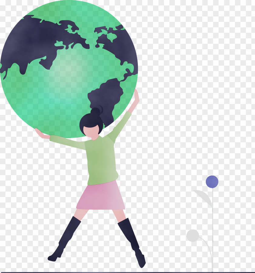 Green World Globe Earth PNG