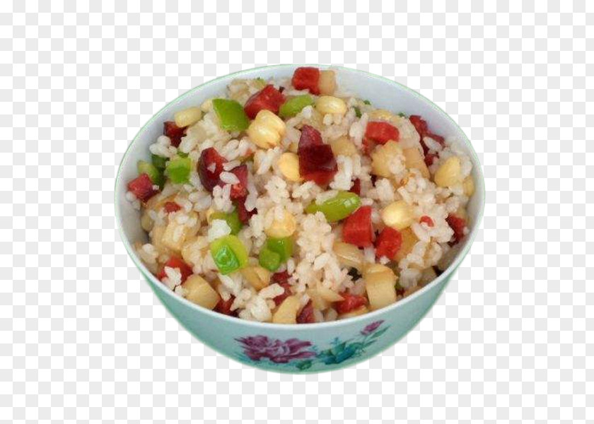 Ham Fried Rice Material Picture Sausage And Eggs Bacon PNG
