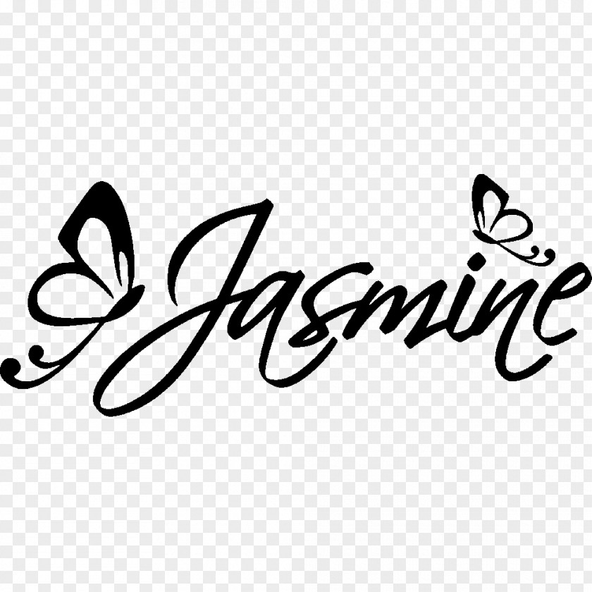 Jasmine Glaserei & Fensterbau Simon Logo Calligraphy Font PNG