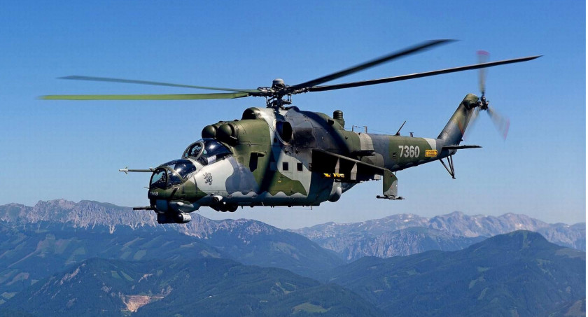 Helicopter Mi-24 Military Airplane Aircraft PNG