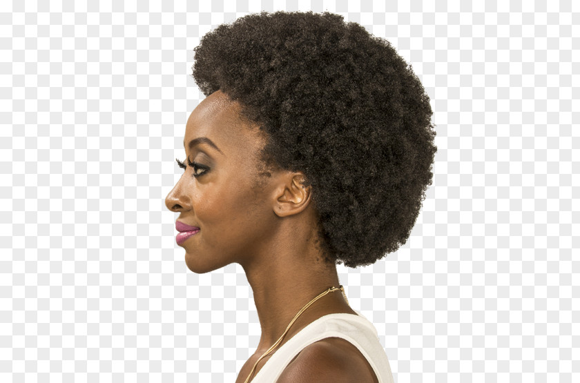 Natural Hair Afro Jheri Redding Curl Coloring Wig PNG