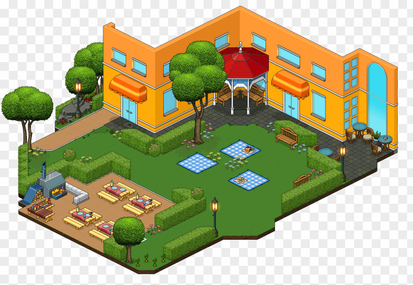 Picnic Habbo There Room YouTube Game PNG