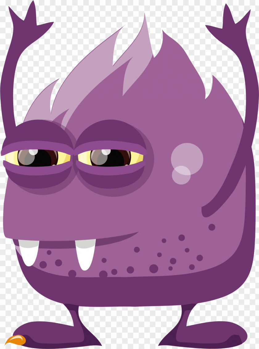 The Purple And White Teeth Bacteria Icon PNG