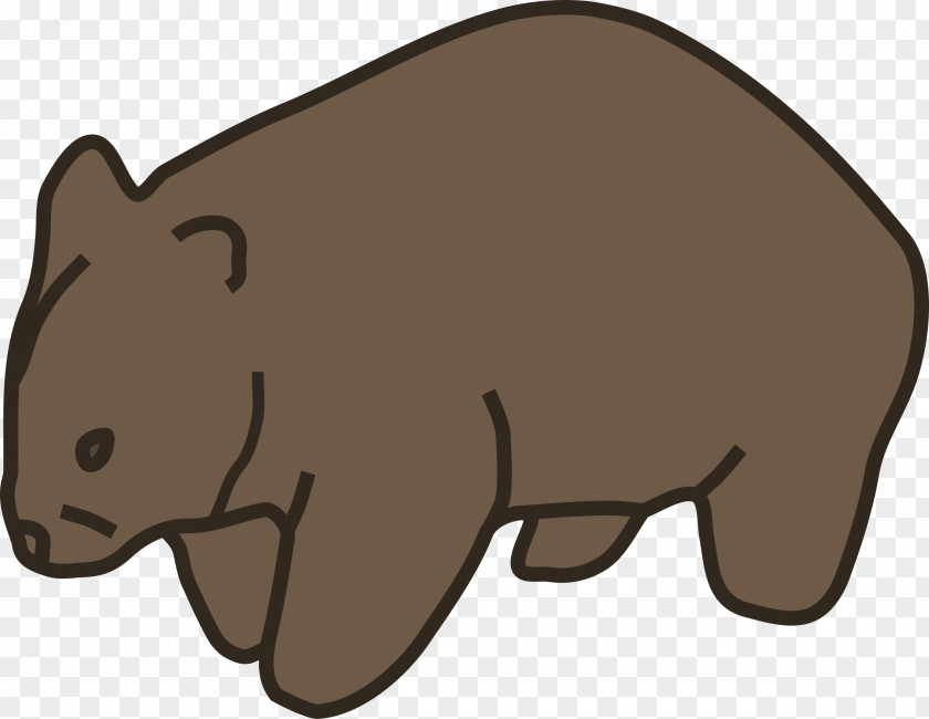 Use For Background Wombat Clip Art PNG