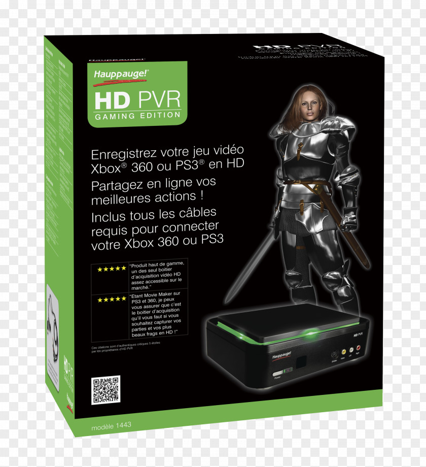 Video Capture AdapterUSB 2.0USB Xbox 360 Hauppauge Digital Recorders HD PVR Gaming Edition PNG