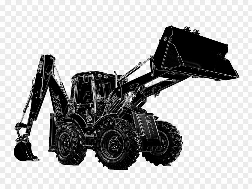 Excavator Backhoe Loader Heavy Machinery JCB PNG