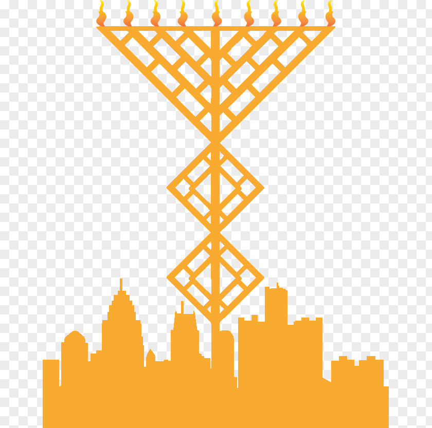 Menorah In The D CommunityWide Federal Credit Union Synagogue Font PNG