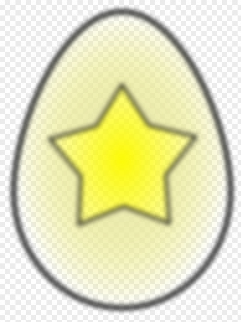 5 Star Easter Bunny Egg Clip Art PNG