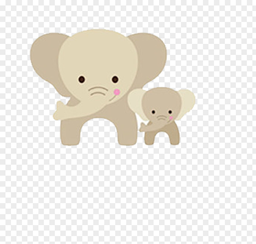 Brown Elephant Elephants Spray Cuteness PNG