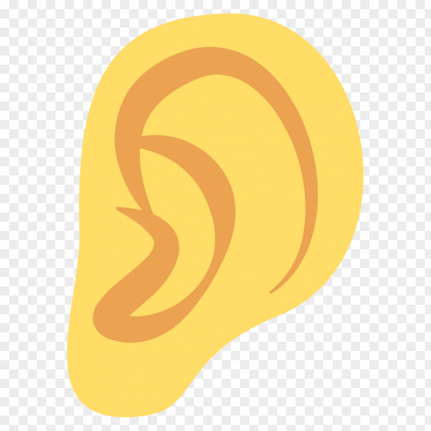 Ear Emoji Face Emoticon Smiley PNG