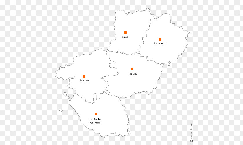 Map Nantes Animal Tuberculosis Departments Of France PNG