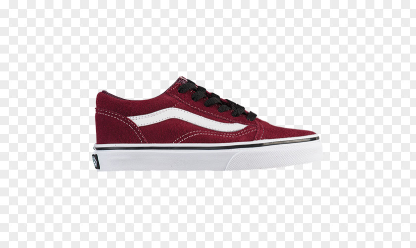 Maroon Vans Tennis Shoes For Women Skate Shoe Sports Basketball Sportswear PNG