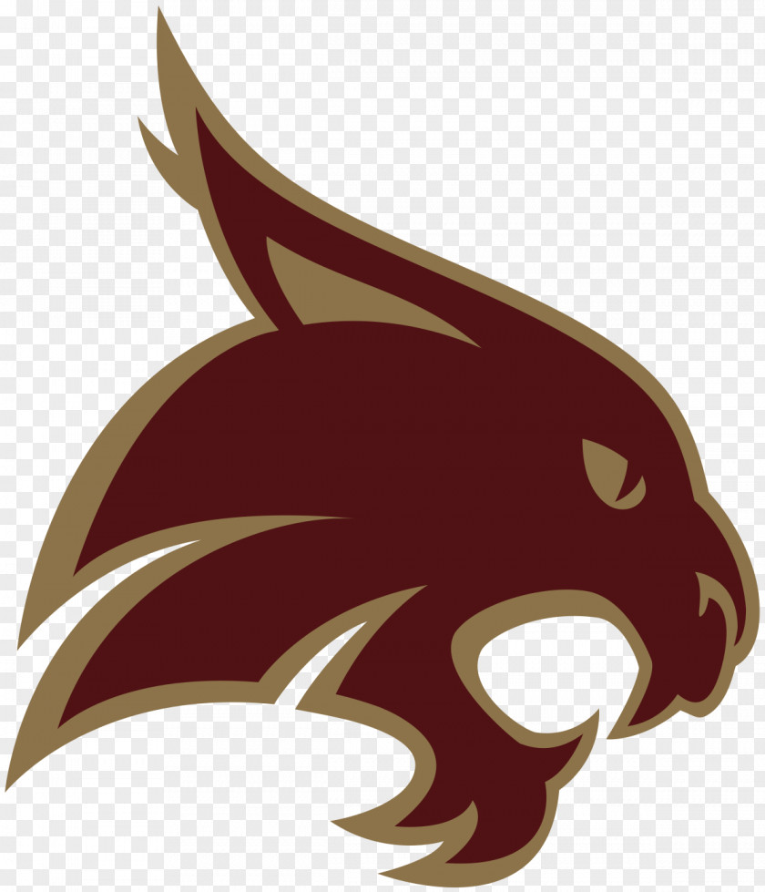 Mascot Logo Texas State University Of At Austin Bobcats Football South Alabama Louisiana PNG