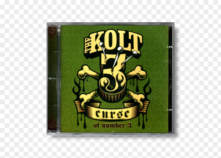 Psychobilly The Kolt Curse Of Number 3 Rectangle Compact Disc Font PNG