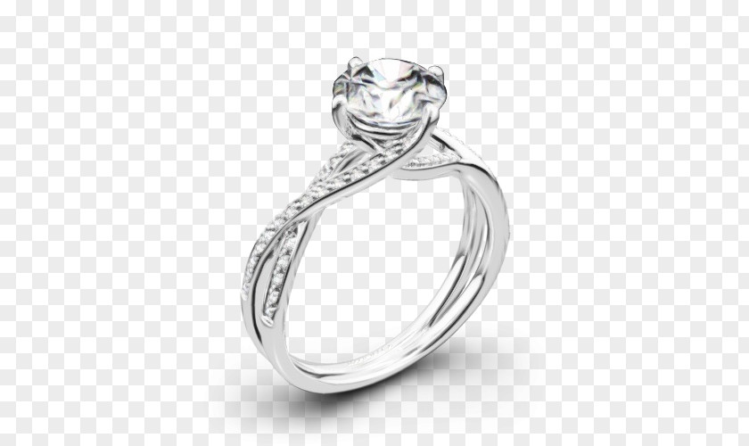 Silver Wedding Ring PNG