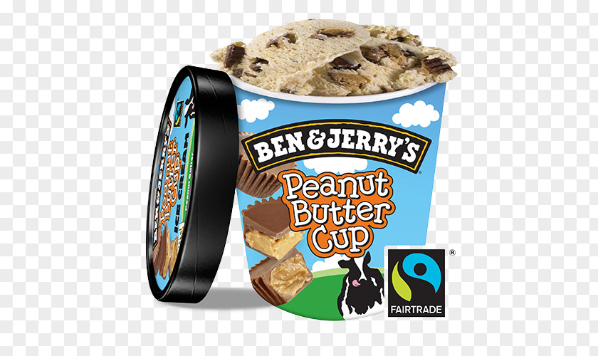 Peanut Butter Cup Fudge Chocolate Chip Cookie Ice Cream PNG