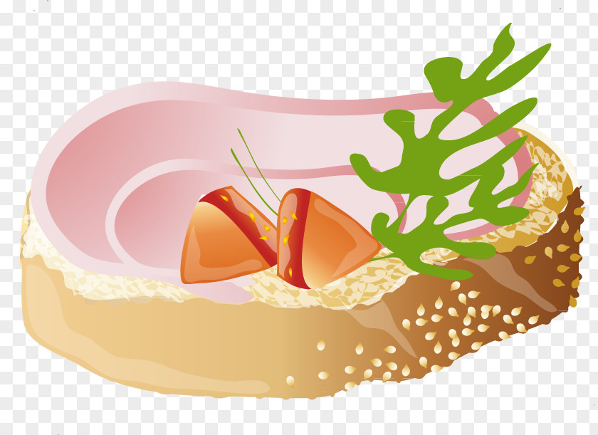 Vector Breakfast Fast Food Hamburger Hot Dog Cheeseburger PNG