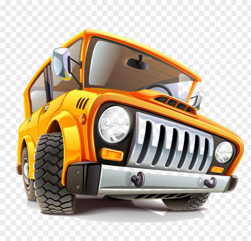 Jeep Car Euclidean Vector Stock Illustration PNG