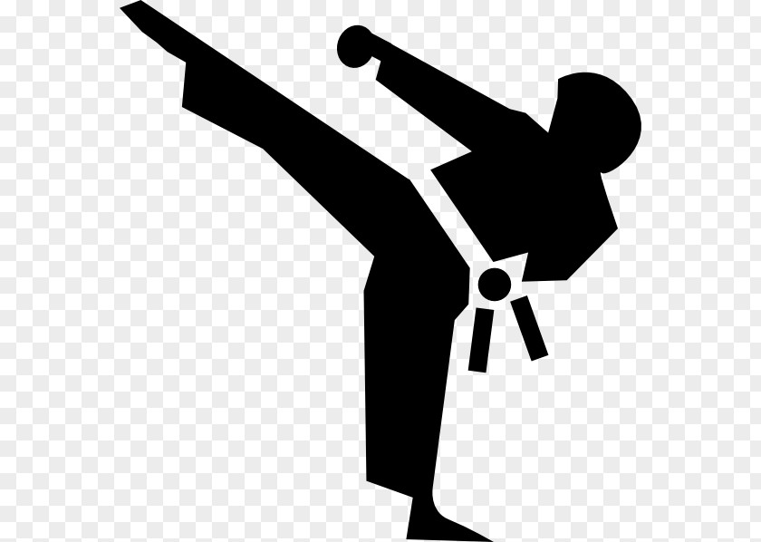 Karate Cliparts Martial Arts Kick Clip Art PNG