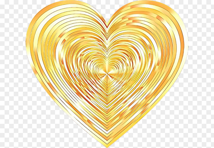 Love Yellow Background Heart PNG