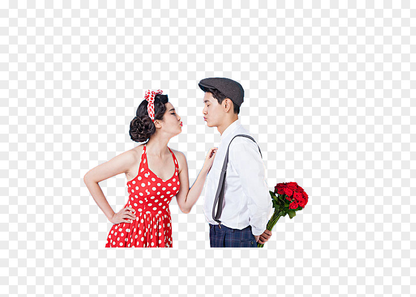 Pout Kiss Men And Women Woman Photography PNG