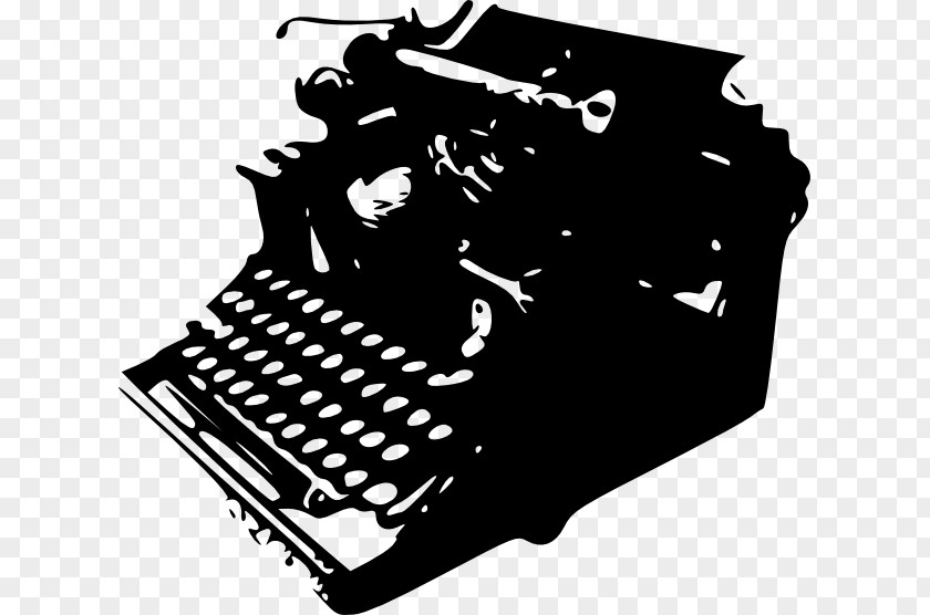 Typewriter Machine Text Organization PNG