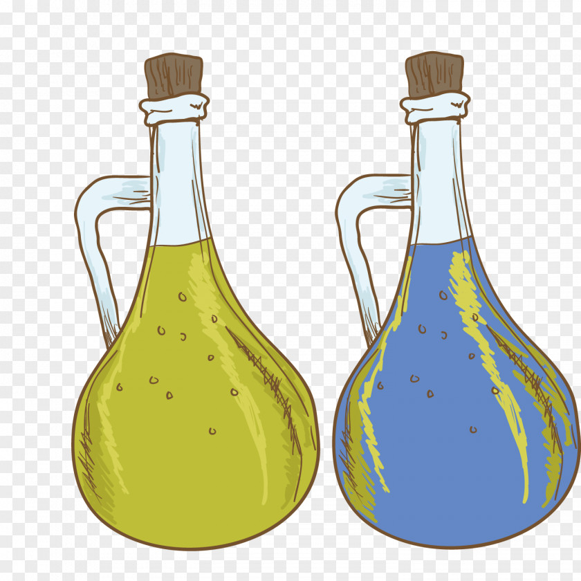 Yellow Oil And Blue PNG
