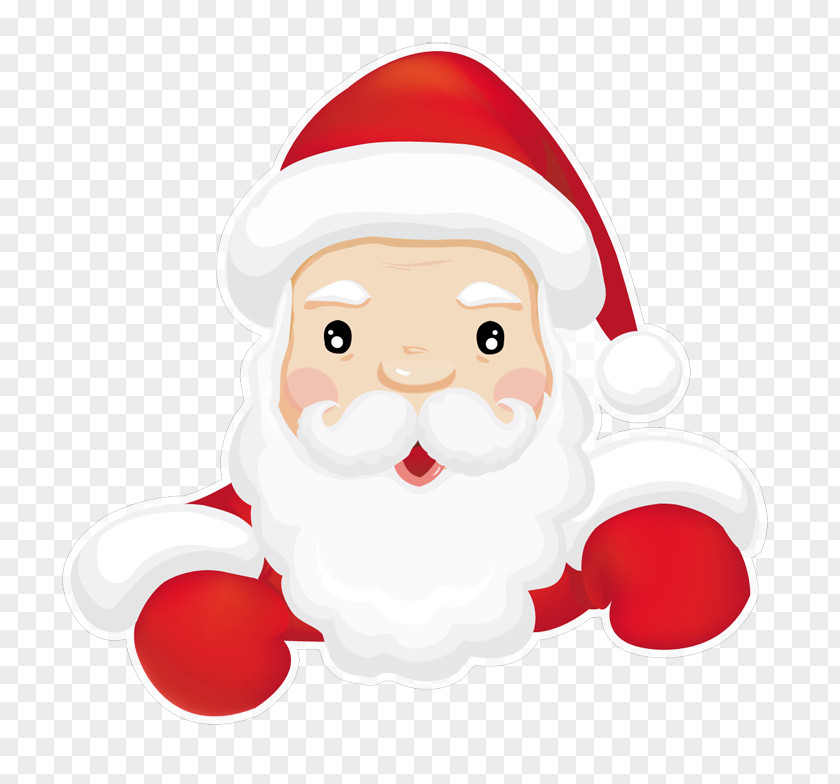 Christmas Decoration Buckle-free Material Santa Claus Ded Moroz Snegurochka Clip Art PNG