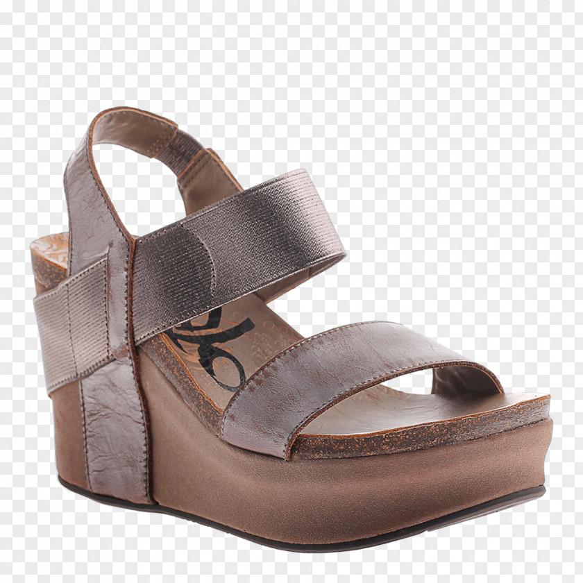 Sandal Wedge Shoe Slingback Fashion PNG