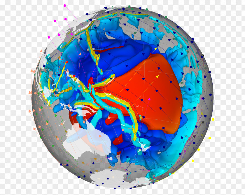 Stereo Delamination Pangaea Earth Plate Tectonics Geodynamics Geology PNG