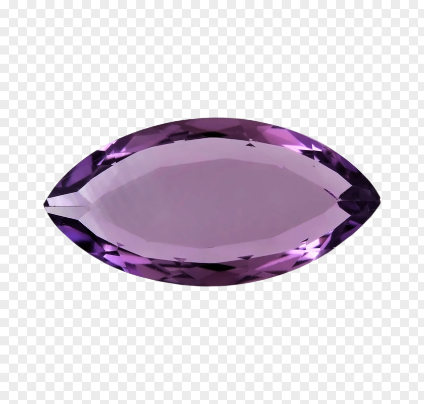 Amethyst Gemstone Facet Briolette Crystal PNG