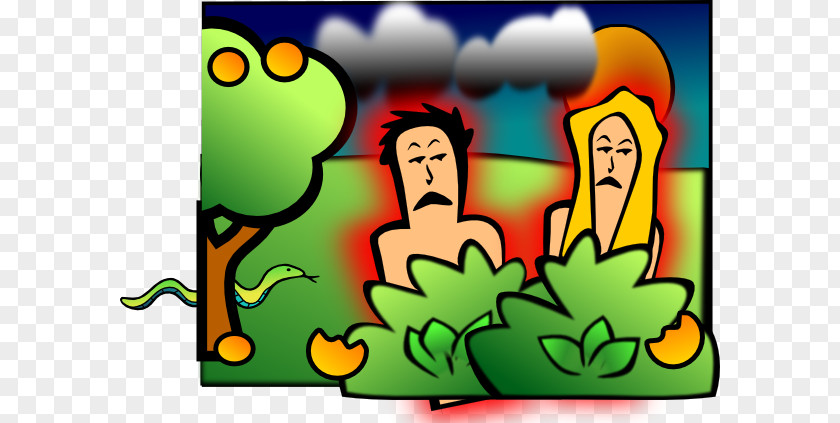 Awful Cliparts Garden Of Eden Adam And Eve Clip Art PNG