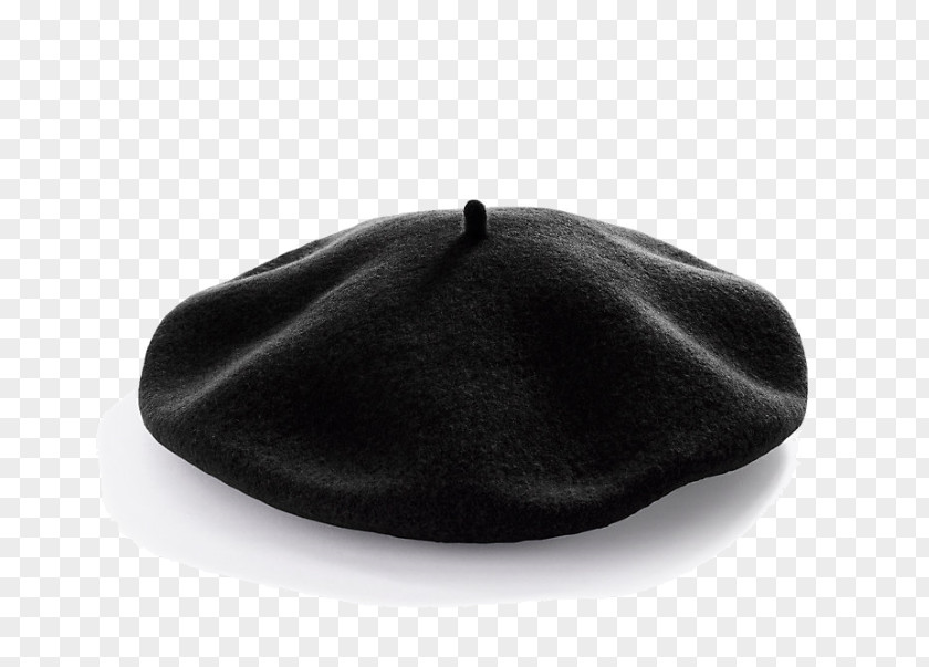 Black Beret Hat PNG