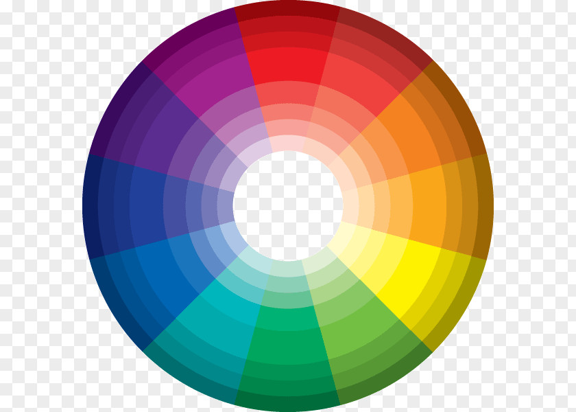 Colors Color Wheel Scheme Theory Paint PNG