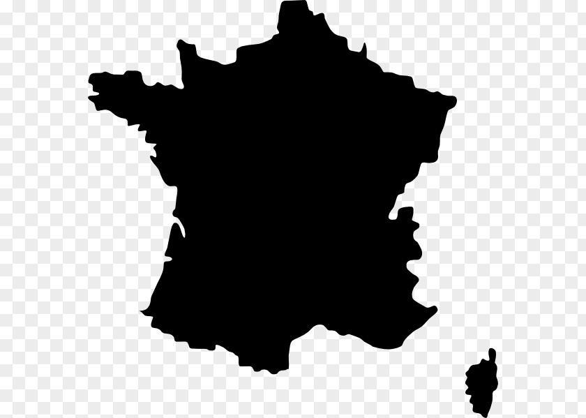 France Blank Map Clip Art PNG