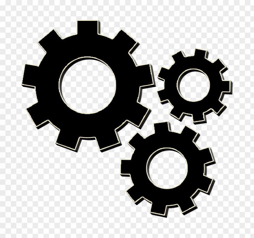 Hardware Accessory Auto Part Icon Mechanical Gears Infographics PNG