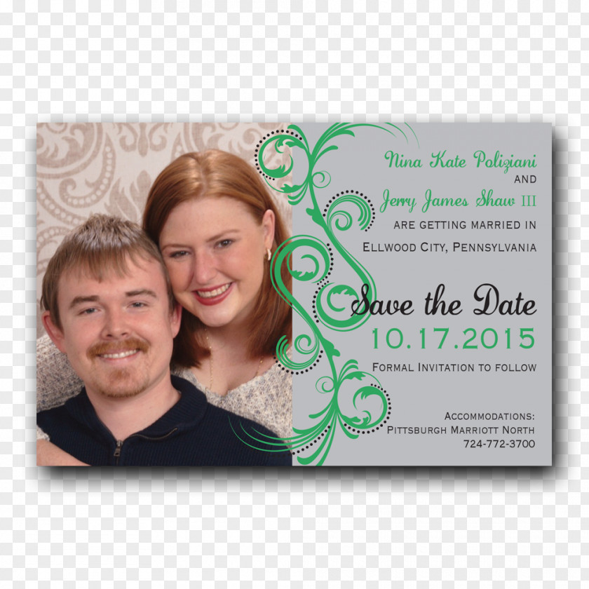 Save The Date Ticket Teal PNG