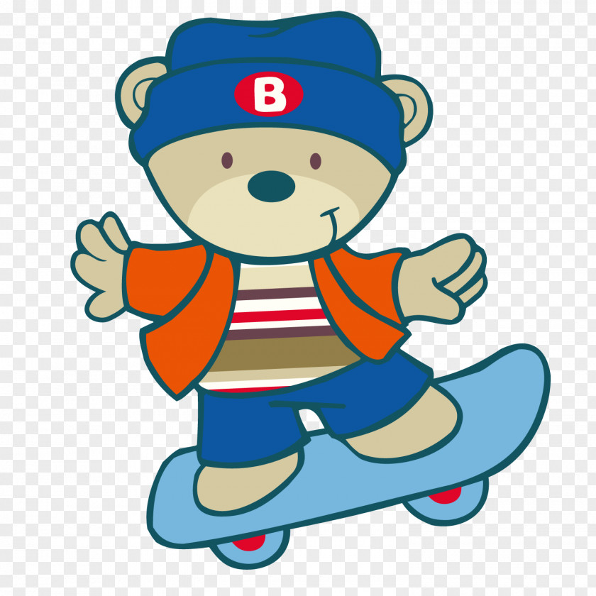 Play The Scooter Bear Kick Clip Art PNG